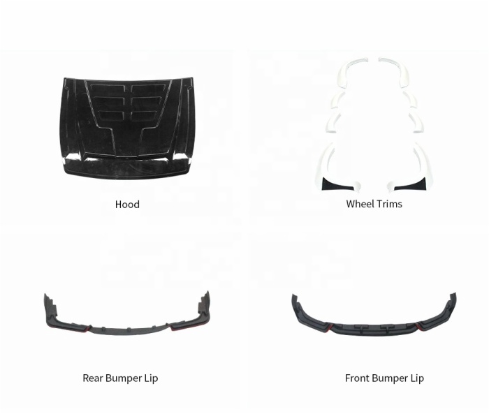 Front/rear bumper spoiler lip for Nissan Patrol Y62